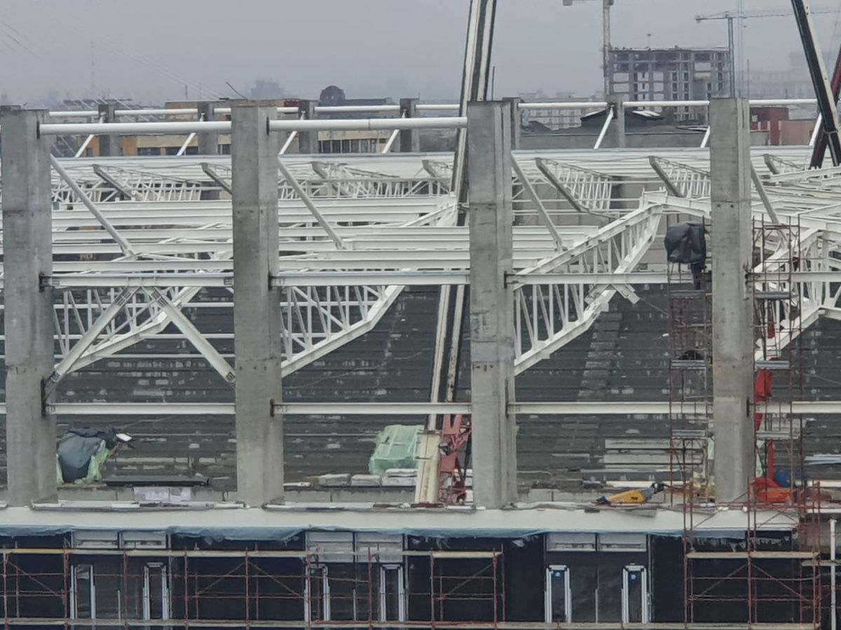 VIDEO + FOTO Se lucrează fără încetare la Stadionul Giulești! Noi imagini de azi de la bijuteria pe care va juca Rapid