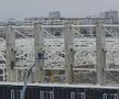 FOTO EXCLUSIV. Cum arată stadionul Giulești la final de 2020: structura acoperișului e aproape finalizată