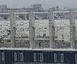FOTO EXCLUSIV. Cum arată stadionul Giulești la final de 2020: structura acoperișului e aproape finalizată
