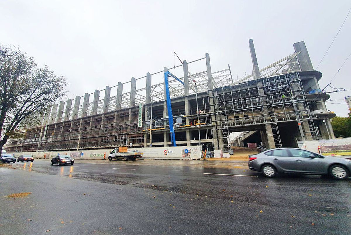 VIDEO + FOTO Se lucrează fără încetare la Stadionul Giulești! Noi imagini de azi de la bijuteria pe care va juca Rapid