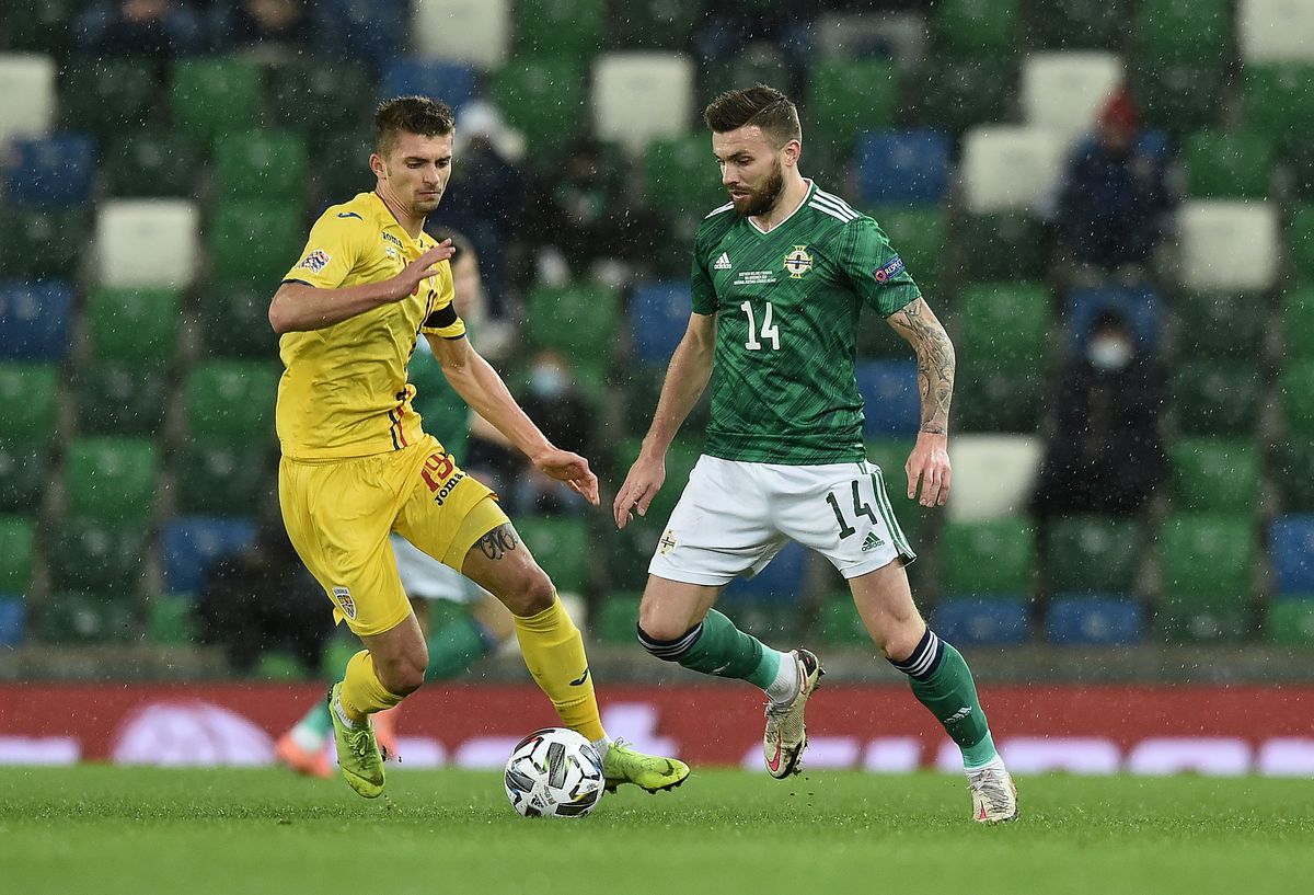 IRLANDA DE NORD - ROMÂNIA 1-1. Dan Nistor, declarația serii: „Încet, încet, ducem România în urna 1” » Taxat imediat de Marica: „A stat mai mult la filaj”