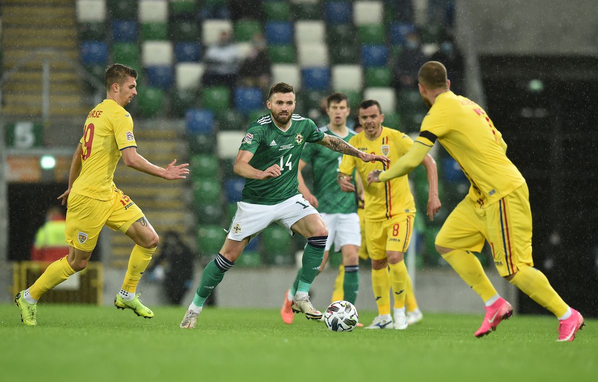 IRLANDA DE NORD - ROMÂNIA 1-1. Dan Nistor, declarația serii: „Încet, încet, ducem România în urna 1” » Taxat imediat de Marica: „A stat mai mult la filaj”