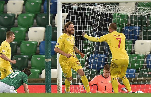 IRLANDA DE NORD - ROMÂNIA 1-1. Eric Bicfalvi, prima reacție după golul care a salvat România: „Nu a fost nimic special!” + ce a spus Alibec