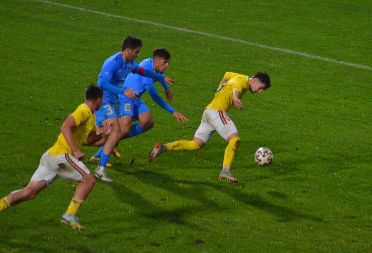 România U20, învinsă la Arad de Italia U20 » Ianis Stoica a marcat din penalty