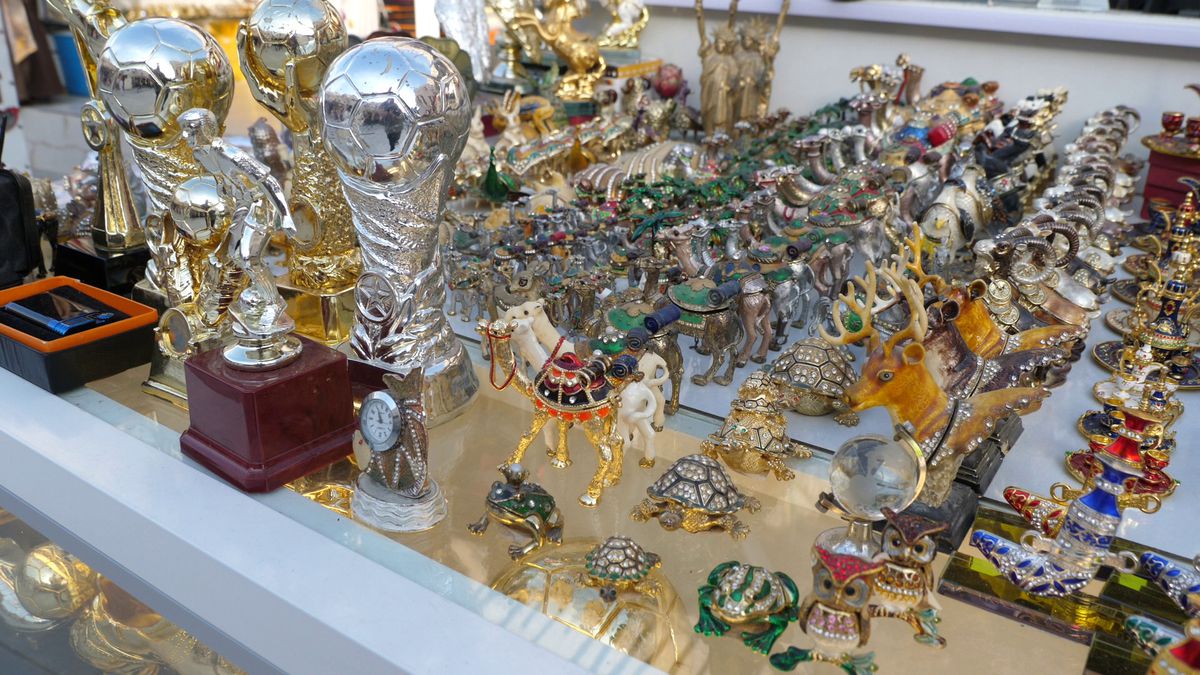 Imagini din piața Souq Waqif