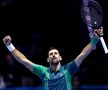 Novak Djokovic îl spulberă pe Carlos Alcaraz, e în a 9-a finală la Turneul Campionilor! » Urmează duelul pentru trofeu cu Jannik Sinner