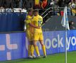 Bucurie gol George Pușcaș ți Andrei Burcă în Israel - România, preliminarii EURO 2024 (foto: Raed Krishan/GSP)