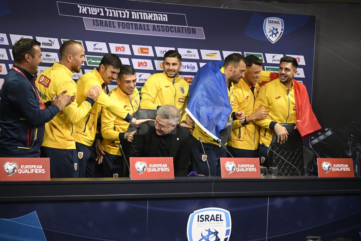 Israel - România: jucătorii au intrat peste Edi Iordănescu la conferință