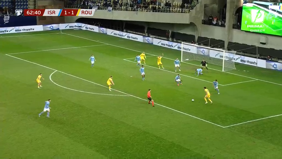 Golul lui Ianis Hagi din Israel - România