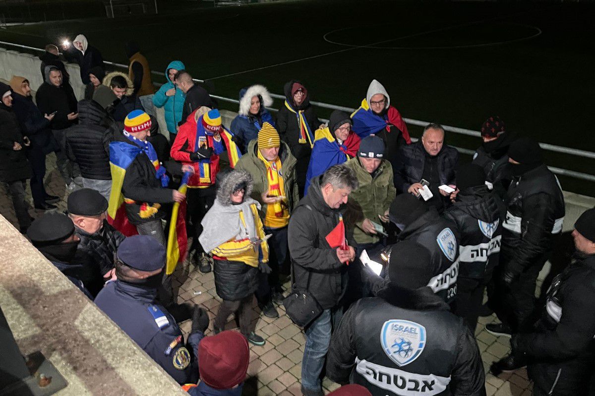 Control draconic înainte de Israel - România » Ce s-a întâmplat la porțile stadionului