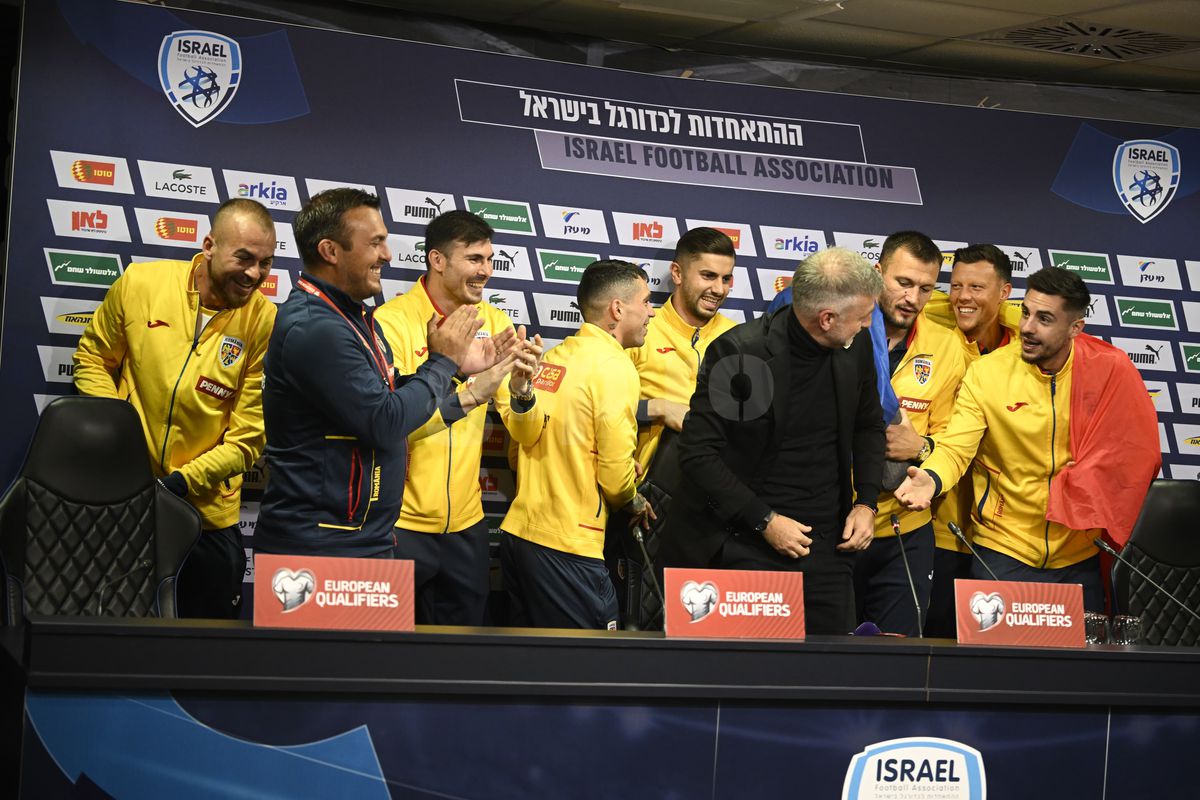 Israel - România: jucătorii au intrat peste Edi Iordănescu la conferință