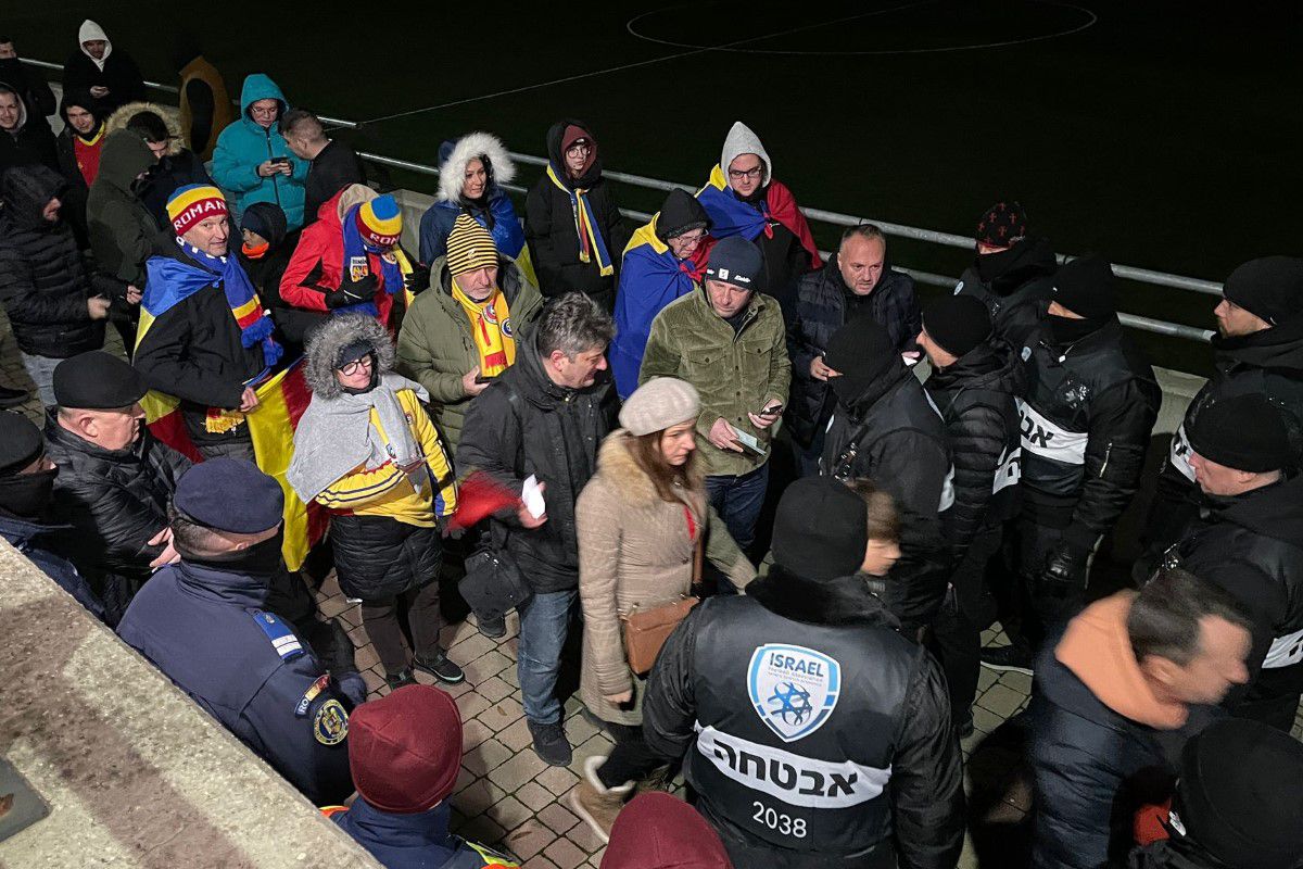 Control draconic înainte de Israel - România » Ce s-a întâmplat la porțile stadionului