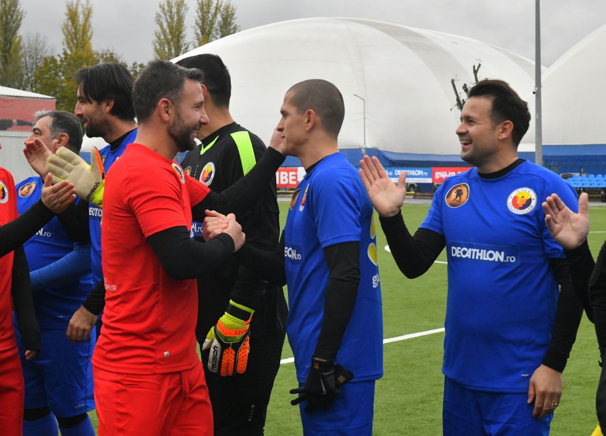 SHOW total în meciul caritabil între supervedetele din fotbalul românesc: 8 goluri, penalty-uri ratate și două reveniri spectaculoase