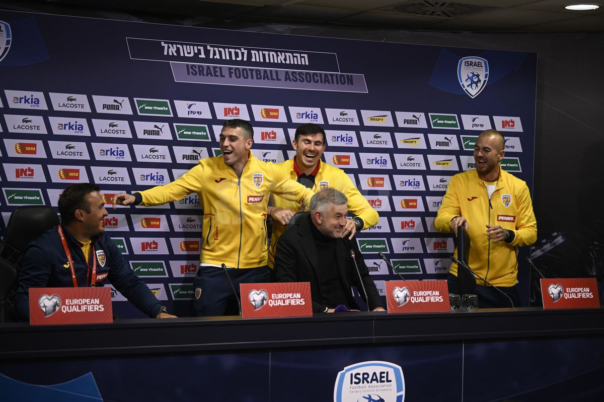 Israel - România: jucătorii au intrat peste Edi Iordănescu la conferință