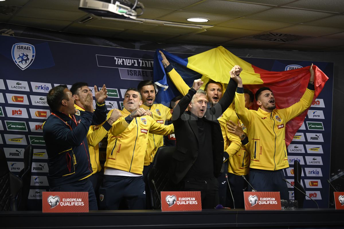 Israel - România: jucătorii au intrat peste Edi Iordănescu la conferință