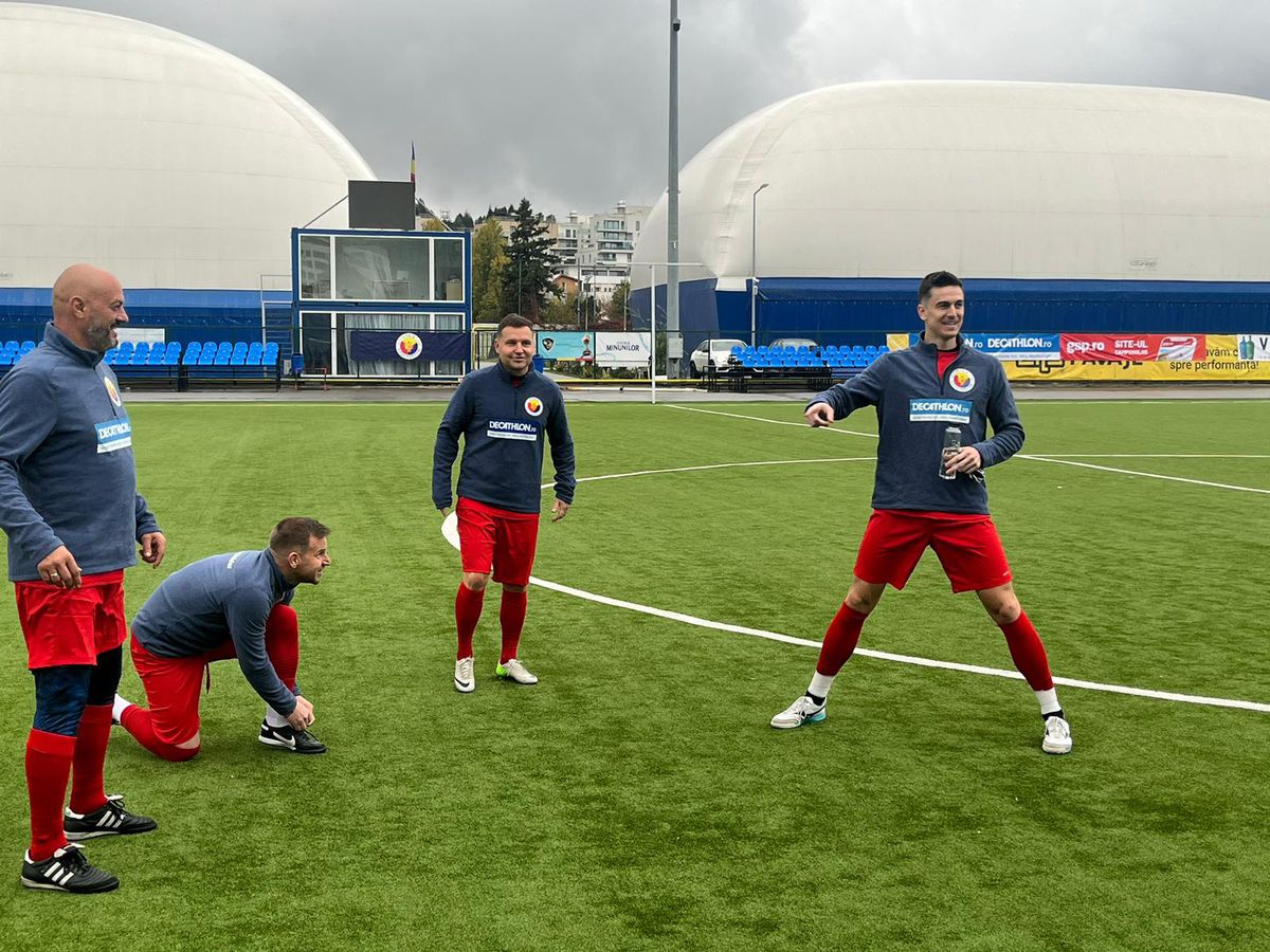 SHOW total în meciul caritabil între supervedetele din fotbalul românesc: 8 goluri, penalty-uri ratate și două reveniri spectaculoase