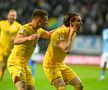 Răzvan Marin și Ianis Hagi în Israel - România, preliminarii EURO 2024 (foto: Raed Krishan/GSP)