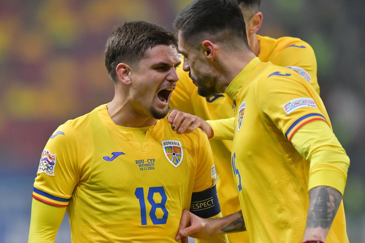 Răzvan Marin, peste starul momentului în Liga Națiunilor » „Dubla” din meciul cu Cipru l-a propulsat pe primul loc