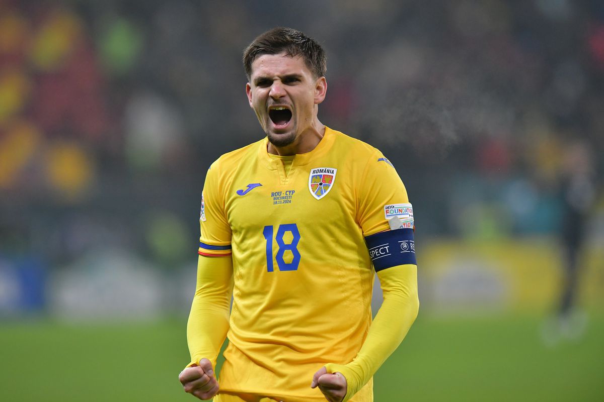 Răzvan Marin, peste starul momentului în Liga Națiunilor » „Dubla” din meciul cu Cipru l-a propulsat pe primul loc