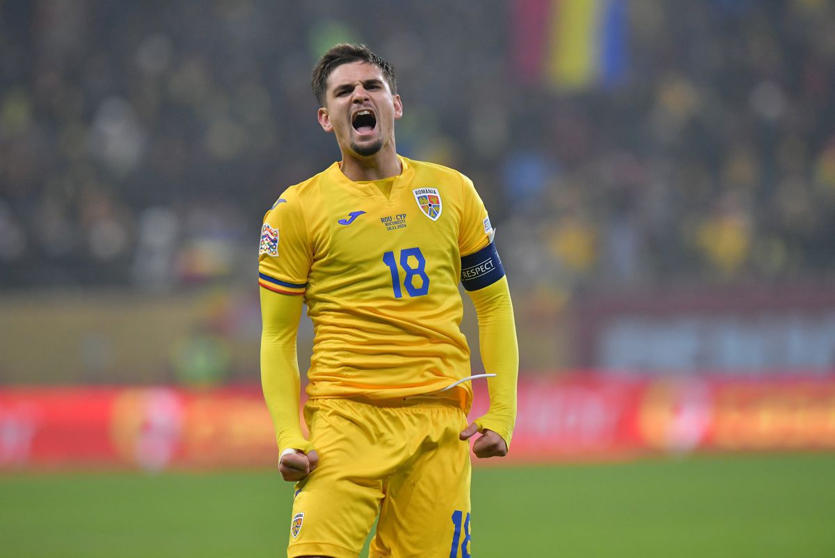Răzvan Marin, peste starul momentului în Liga Națiunilor » „Dubla” din meciul cu Cipru l-a propulsat pe primul loc