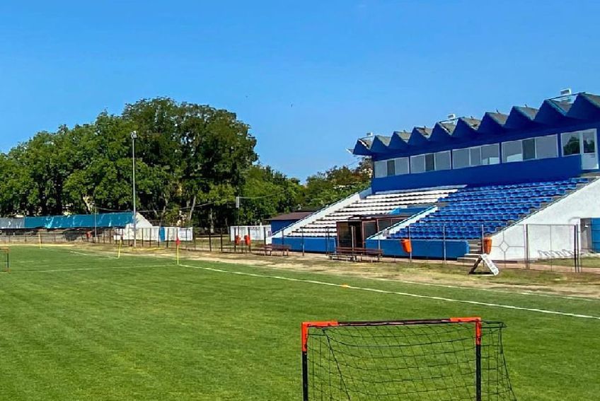 Stadionul „Gheorghe Biaș” din Sânnicolau Mare / Sursă foto: Facebook