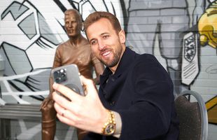 Au dezvelit astăzi statuia lui Harry Kane, ascunsă de ochii publicului în ultimii 4 ani! Fanii s-au amuzat: „De coșmar”