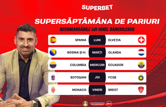 SuperSăptămâna de pariuri începe cu recomandările lui Ionel Dănciulescu din SuperSocial