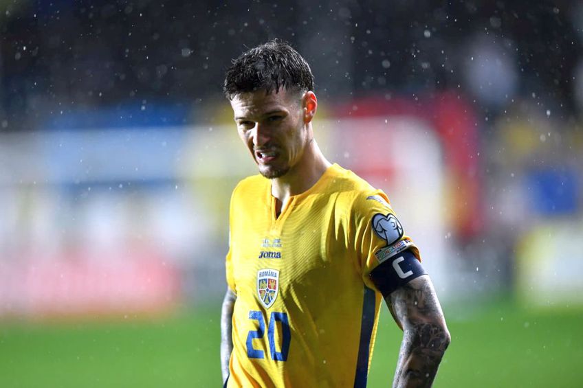 Dennis Man, căpitan în premieră la naționala României în meciul cu San Marino / Foto: Cristi Preda GSP