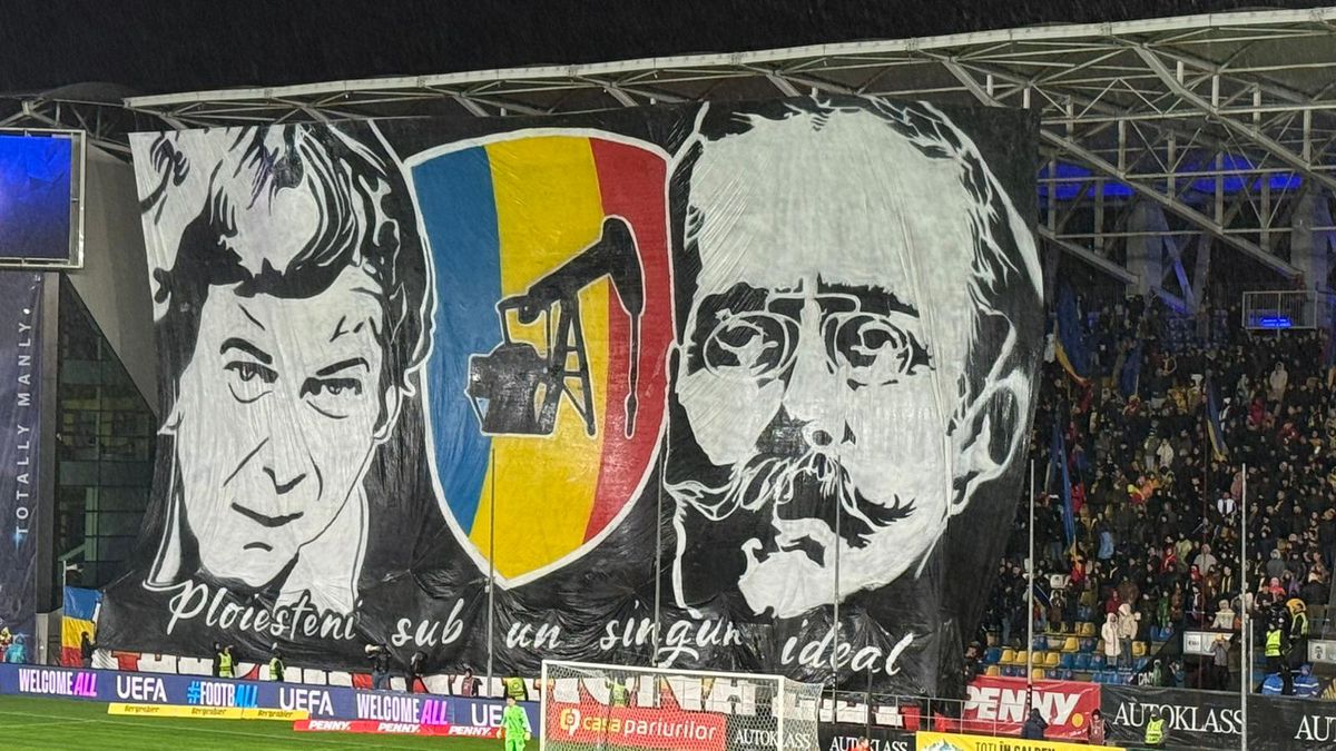 Show în debutul partidei dintre România și San Marino » Ce scriitori legendari au fost omagiați pe „Ilie Oană” + scandări la adresa Ungariei
