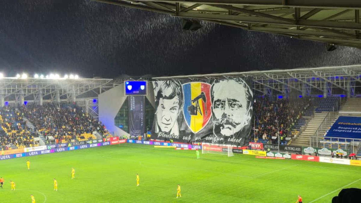 Show în debutul partidei dintre România și San Marino » Ce scriitori legendari au fost omagiați pe „Ilie Oană” + scandări la adresa Ungariei