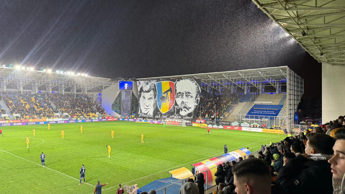 România - San Marino, scenografie spectaculoasă la Ploiești