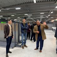 Mirel Rădoi la recepția unei investiții în comuna Fundeni / foto: Facebook