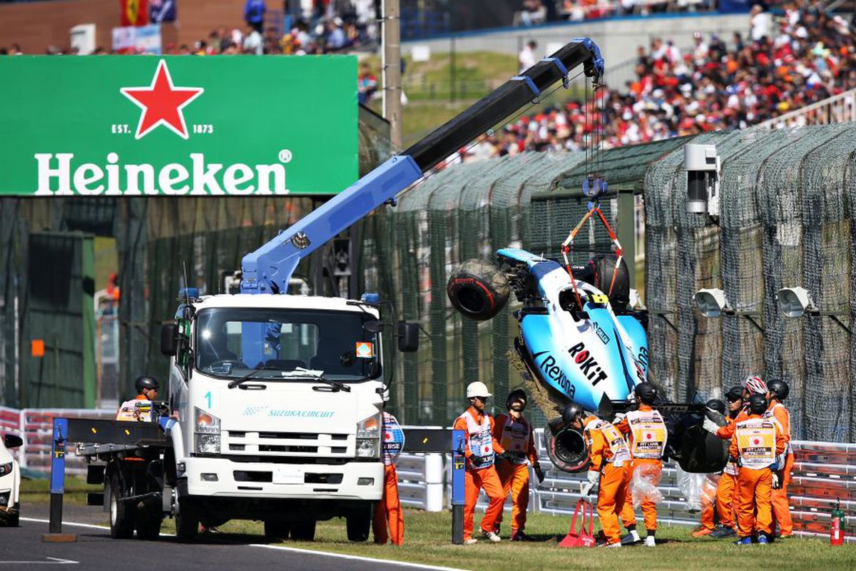 Accidente Formula 1