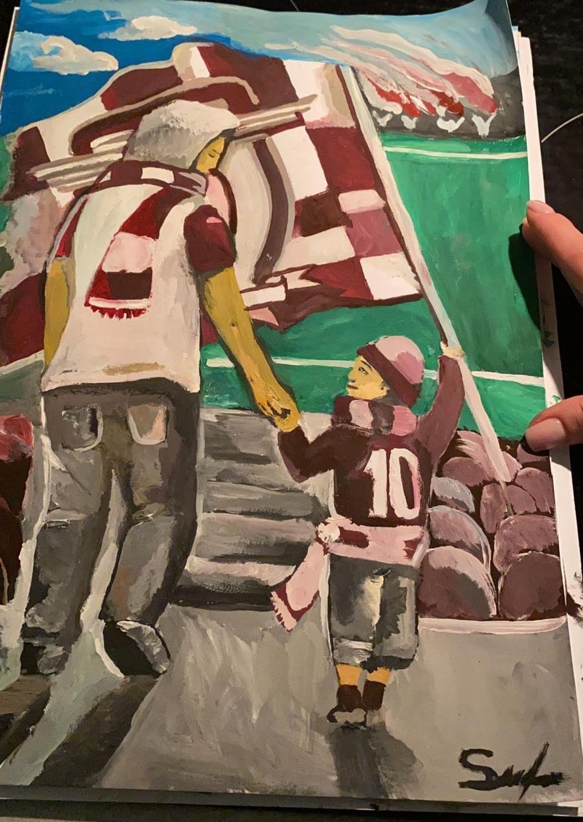 FOTO La Rapid, fanii se întrec în creativitate în cea mai nouă campanie lansată de giuleșteni