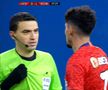 Florinel Coman (22 de ani) a fost avertizat în minutul 48 al partidei dintre CS Universitatea Craiova și FCSB, pentru o simulare crasă.