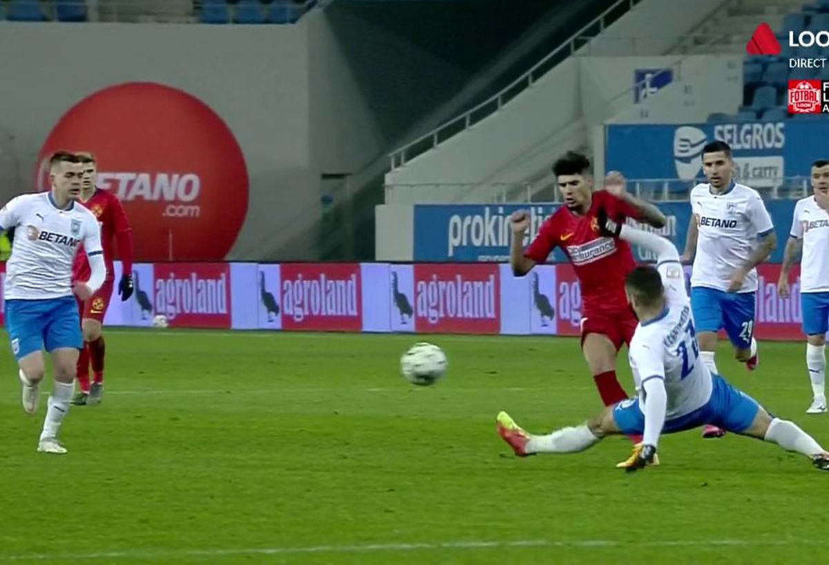 FOTO Florinel Coman a încercat să îl scoată pe Marius Constantin din joc! Ovidiu Hațegan, la 2 metri de fază