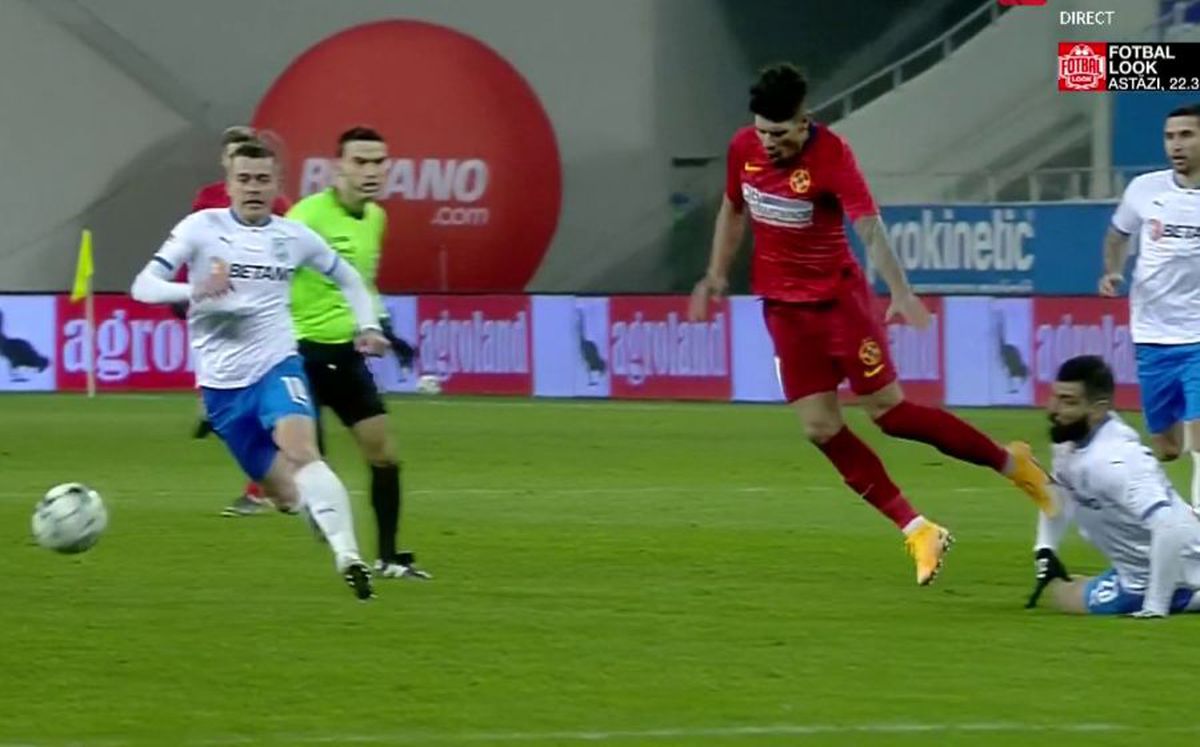 FOTO Florinel Coman a încercat să îl scoată pe Marius Constantin din joc! Ovidiu Hațegan, la 2 metri de fază