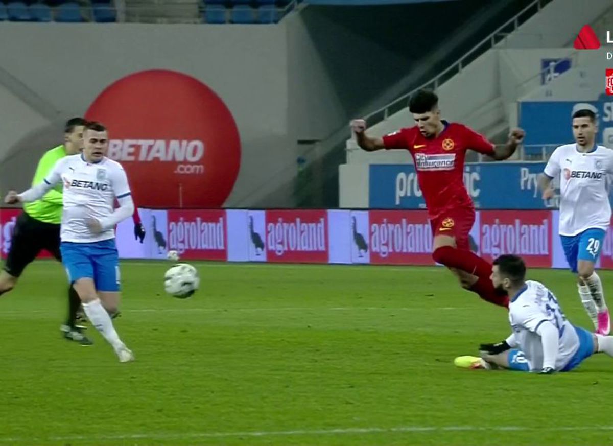 FOTO Florinel Coman a încercat să îl scoată pe Marius Constantin din joc! Ovidiu Hațegan, la 2 metri de fază