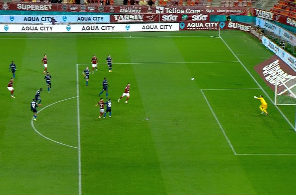 Ce bijuterie! Execuția splendidă care a deblocat partida Rapid - FC Botoșani