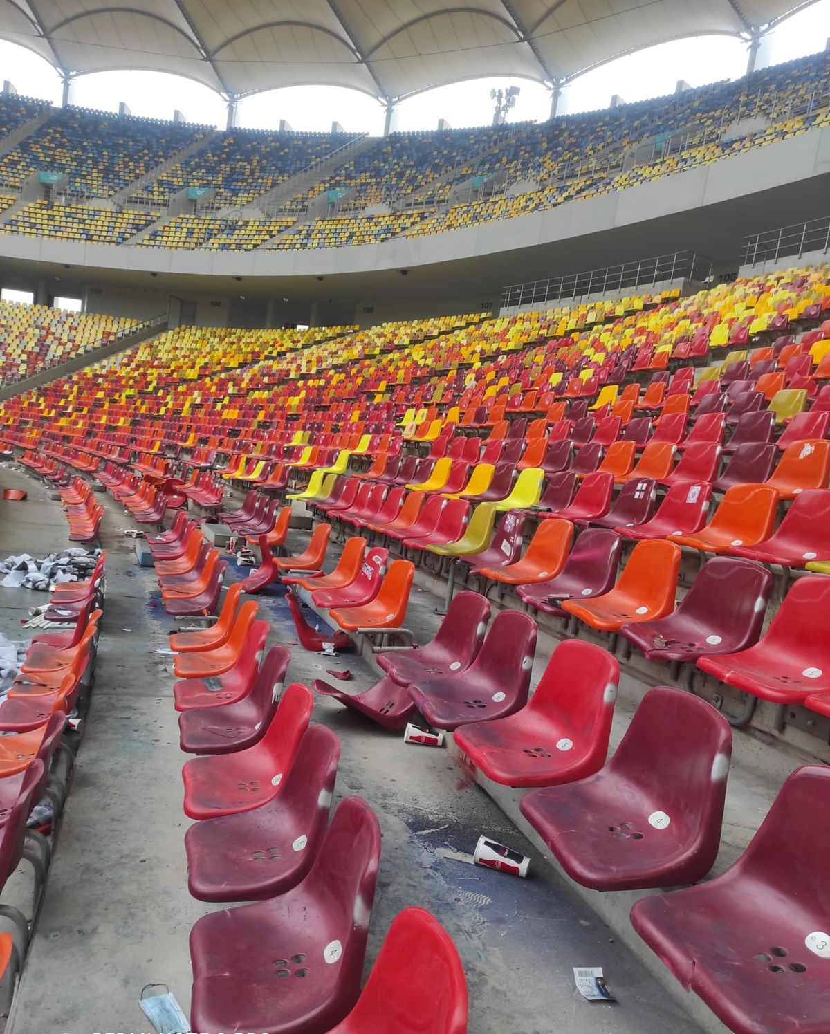 Cum arată Arena Națională după FCSB – Rapid: