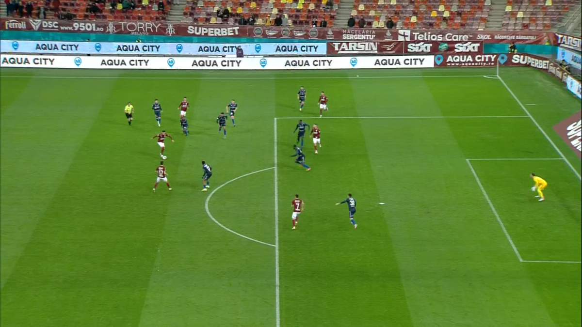 Ce bijuterie! Execuția splendidă care a deblocat partida Rapid - FC Botoșani