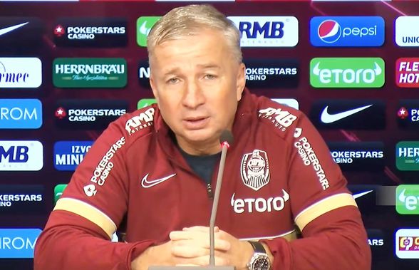 Conferința și atacul: „E incredibil! Lăsați-ne să-i jucăm!” » Dan Petrescu solicită schimbarea unei reguli în Liga 1