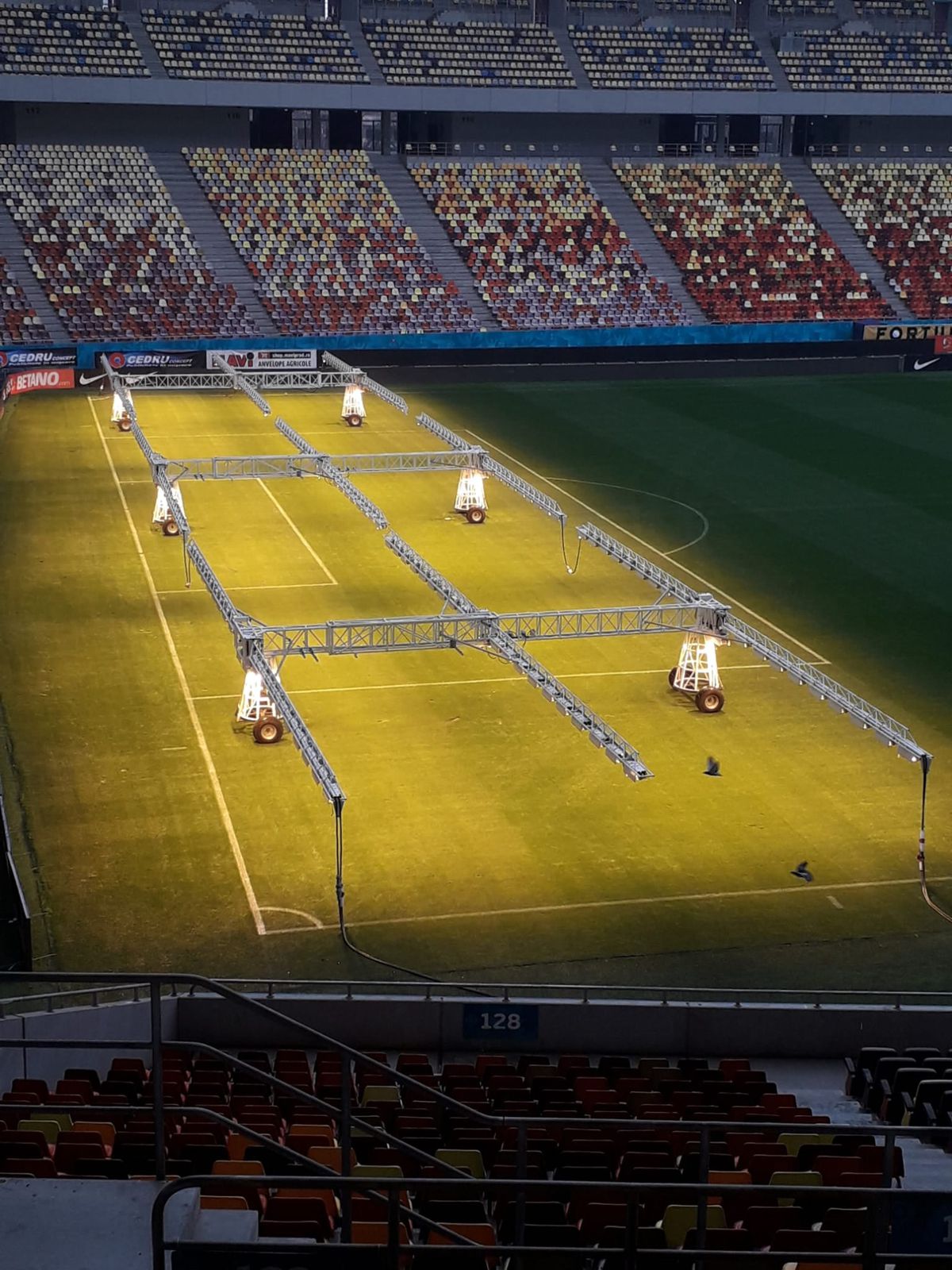 Arena arsă » Cum arată cel mai mare stadion din țară după FCSB - Rapid