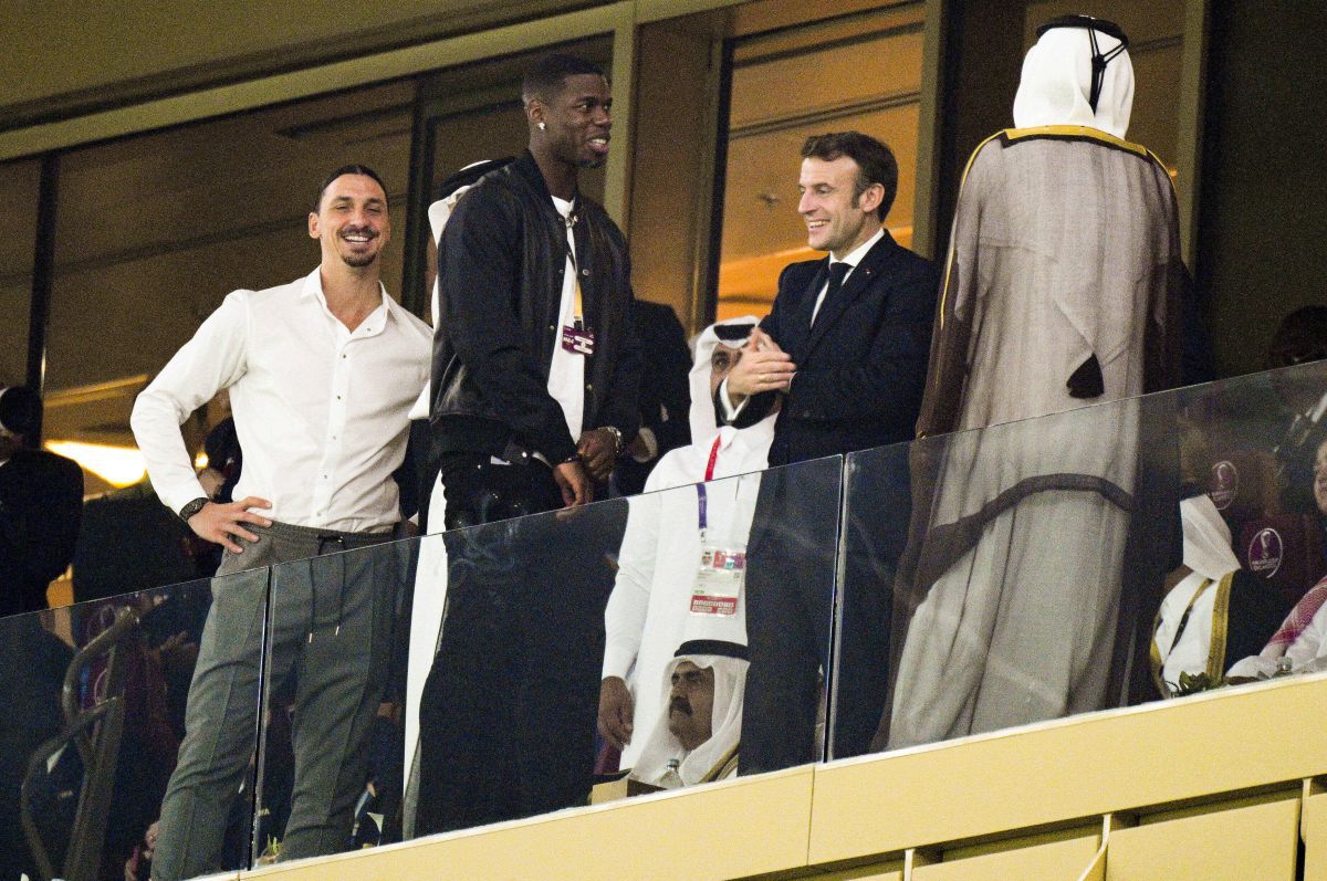 „Regele”, „Djoker”, președintele » Vedete pe metru pătrat la „oficiala” de pe „Lusail”: cine a apărut lângă Macron