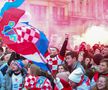 Fanii croați au sărbătorit la Zagreb
