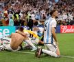 Cele mai tari imagini după Argentina - Franța: ce s-a întâmplat pe teren: bucuria argentinienilor și tristețea „Les Bleus”