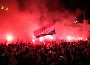 Nebunie la Zagreb » Fanii croați au făcut show pe străzi după victoria din finala mică a Mondialului