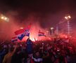 Fanii croați au sărbătorit la Zagreb