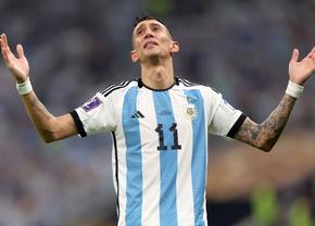 Descătușare! Imagini emoționante: Angel Di Maria a început să plângă, imediat după golul de 2-0 cu Franța