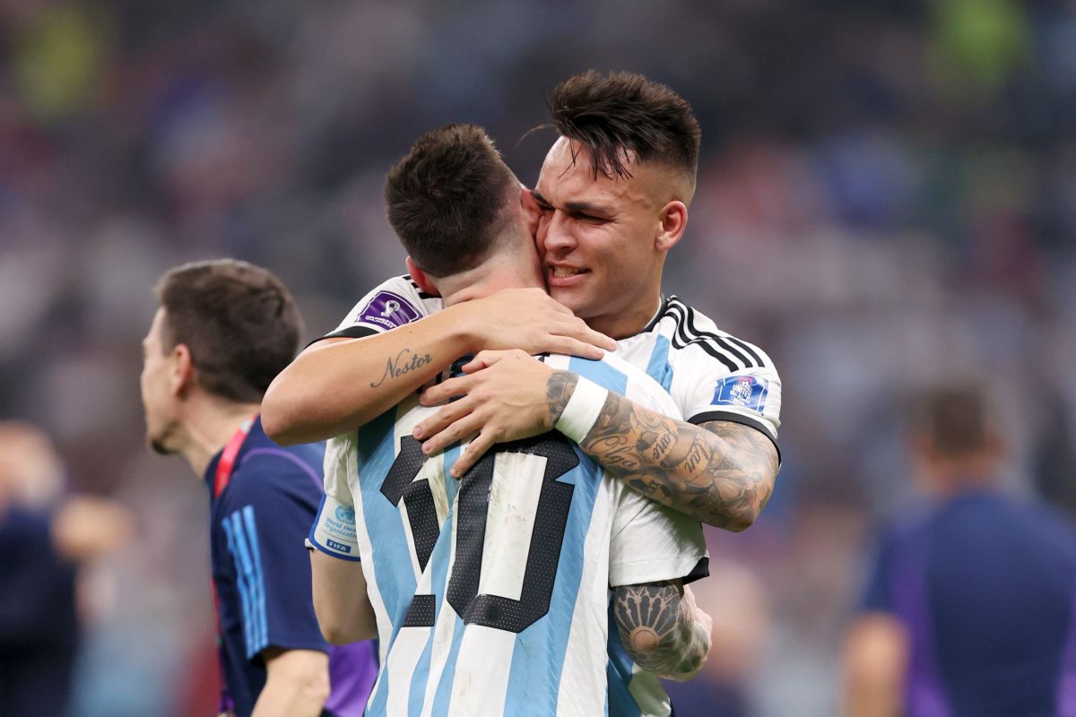 Cele mai tari imagini după Argentina - Franța: ce s-a întâmplat pe teren: bucuria argentinienilor și tristețea „Les Bleus”